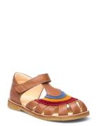 Sandals - Flat - Closed Toe - ANGULUS Patterned