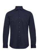 Solid Pique Slim Shirt Michael Kors Navy