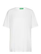 Short Sleeves T-Shirt United Colors Of Benetton White