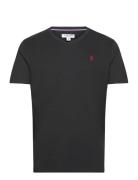 Uspa T-Shirt V-Neck Cem Men U.S. Polo Assn. Black