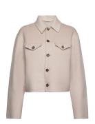 Short Wool Cashmere Jacket Filippa K Beige