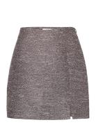 D6Martinez Tweed Skirt Dante6 Grey