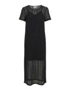 Vigardea O-Neck S/S Ankle Dress Vila Black