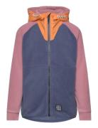 Fleece Color Jacket - W. Hood Color Kids Blue