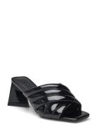 Pcjulise Padded Patent Sandal Pieces Black