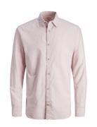 Jjesummer Linen Blend Shirt Ls Sn Jack & J S Pink