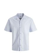 Jjesummer Resort Linen Shirt Ss Sn Jack & J S Blue