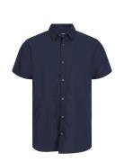 Jjesummer Linen Blend Shirt Ss Sn Jack & J S Navy