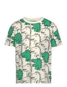 Allover Printed T-Shirt Tom Tailor Green