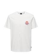 Onskye Reg Photo Ss Tee ONLY & SONS White