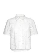Slkiara Shirt Ss Soaked In Luxury White