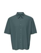 Onsboyy Life Rlx Recy Pleated Ss Shirt ONLY & SONS Green