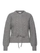 D6Jaelyn Rhinest Cardigan Dante6 Grey