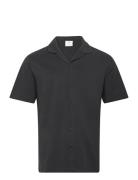 Short Sleeved Cotton Shirt Mango Navy