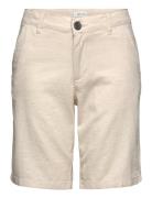 Linen Chino Bermuda Shorts Mango Beige