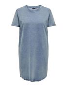 Carkeylee-Fab Ss Knee Dress Jrs ONLY Carmakoma Blue