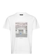 Cotton Jersey Frode Tokyo Diary Tee Mads Nørgaard White