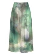 Cortona Printed Satin Skirt Tamaris Apparel Green