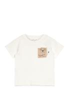 Lion Print T-Shirt Mango White
