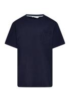 Essential Cotton-Blend T-Shirt Mango Navy