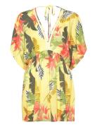 Top Tropical Party Desigual Yellow