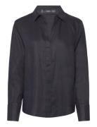 Linen 100% Shirt Mango Black