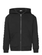 Hooded Cardigan Little Marc Jacobs Black