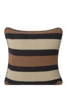 Striped Knitted Cotton Pillow Cover Lexington Home Patterned