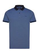 4-Col Oxford Ss Pique GANT Blue