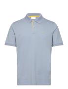 Reg Contrast Pique Ss Polo GANT Blue