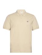 Reg Shield Ss Pique Polo GANT Beige