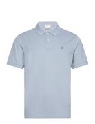 Reg Shield Ss Pique Polo GANT Blue