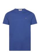 Slim Shield Ss T-Shirt GANT Blue
