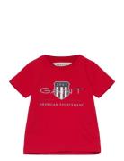 Archive Shield Ss T-Shirt GANT Red