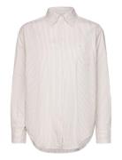 Rel Luxury Oxford Striped Bd Shirt GANT Beige