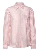 Rel Striped Linen Shirt GANT Pink