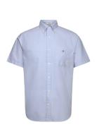 Reg Classic Oxford Ss Shirt GANT Blue