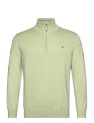 Classic Cotton Half Zip GANT Green