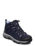 Womens Relaxed Fit Trego Alpine Trail - Waterproof Skechers Blue