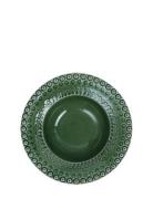 Daisy Soupbowl 2-Pack PotteryJo Green