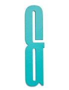 Turquoise Wooden Letters Design Letters Blue