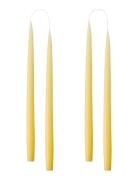 Hand Dipped Candles, 4 Pack Kunstindustrien Yellow