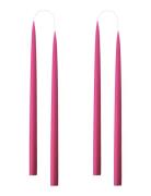 Hand Dipped Candles, 4 Pack Kunstindustrien Pink