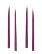 Hand Dipped Candles, 4 Pack Kunstindustrien Purple