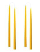 Hand Dipped Candles, 4 Pack Kunstindustrien Yellow