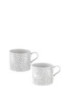 Pure Morris Willow Bough 12Fl.oz Mug Set Of 2 Morris & Co Grey