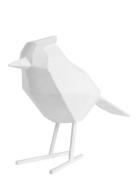 Statue Bird Large Present Time White