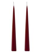 Hand Dipped Decoration Candles, 2 Pack Kunstindustrien Red