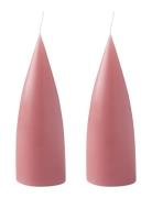 Hand Dipped C -Shaped Candles, 2 Pack Kunstindustrien Pink