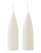 Hand Dipped C -Shaped Candles, 2 Pack Kunstindustrien Cream